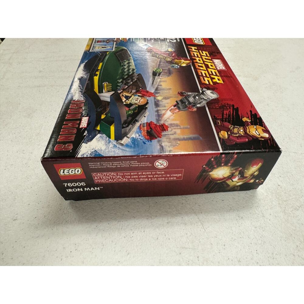 LEGO Marvel: Iron Man: Extremis Sea Port Battle (76006) 195Pcs New Sealed - Picture 3 of 10